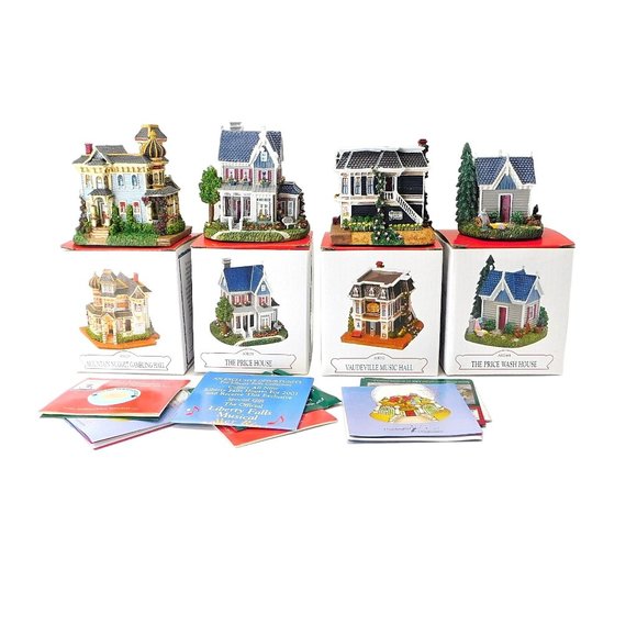 Liberty Falls 4 Piece Box Set Music Hall, Gambling Hall, Price House, Wash House - Picture 1 of 9